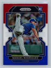 2022 Panini Prizm #153 Manuel Rodriguez Red/White/Blue Prizm