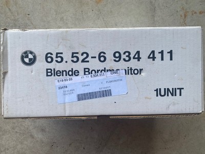 BMW OEM Cluster Switches Display Unit on Board Monitor 65526934411 