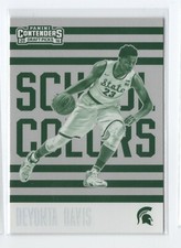 2016-17 Contenders Draft Picks School Colors #11 Deyonta Davis RC Rookie