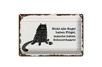 Blechschild Spruch 20X30 Cm Nicht Jeder Engel Schild