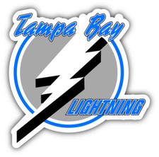 Tampa Bay Lighting NHL Hockey Logo Car Bumper Sticker Decal  - 3'' or 5''