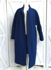 American Airlines Blue Coat Sz 20 Blue Long Heavy Midi Length Uniform Winter
