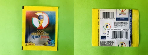 Panini 2002 FIFA World Cup Korea/Japan Bustina Packet Tüte Type 1 Canada edition