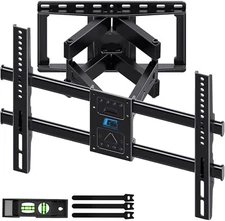 HOME VISION Full Motion TV Wall Mount Bracket for 32-85 Inch TVs, 132Lbs Capa...