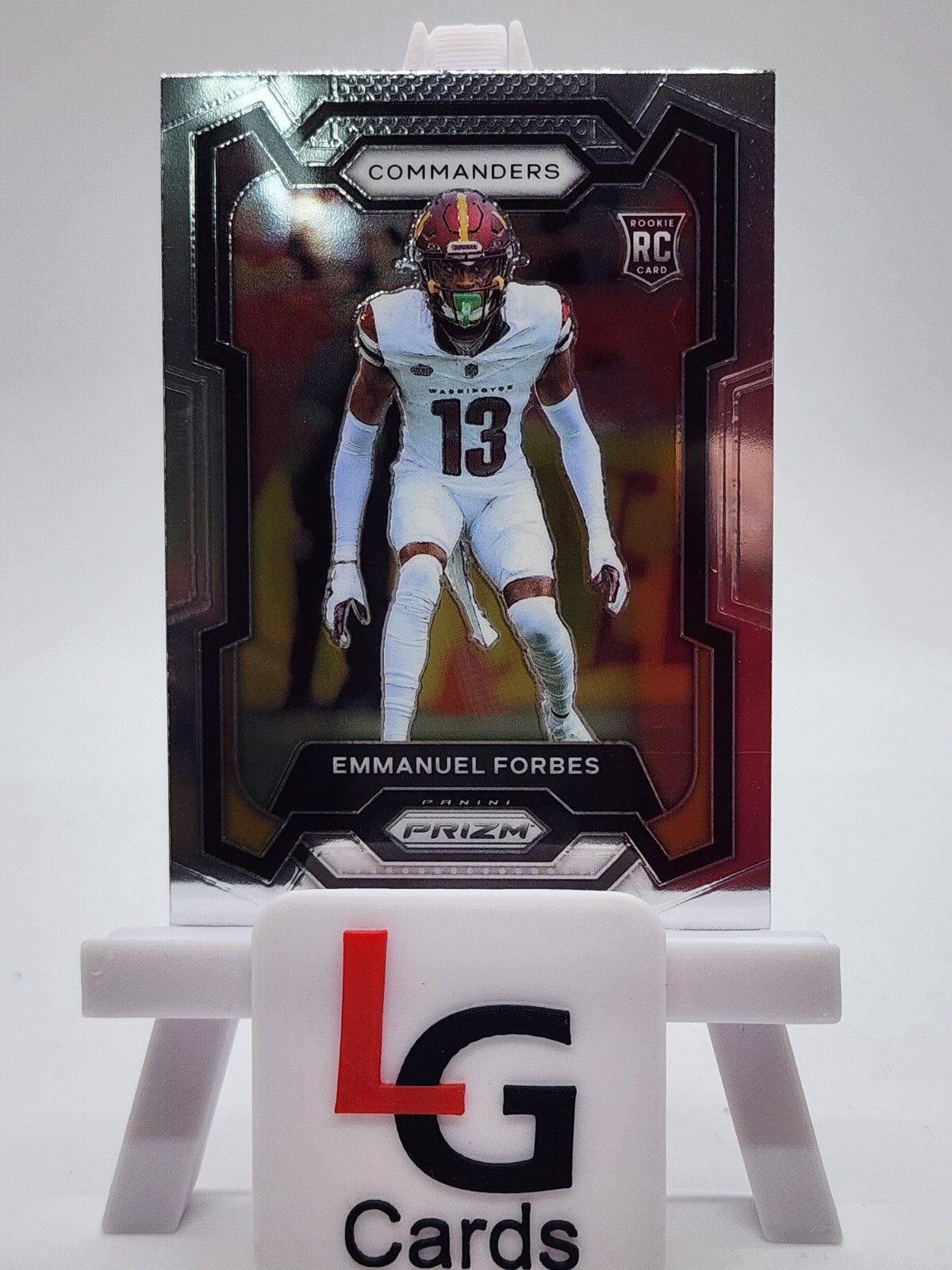 2023 Panini Prizm Football Base Rookie Card #399 Emmanuel Forbes RC