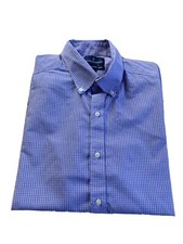 Buttoned down Mens Oxford Cotton Long Sleeve Shirt Tailored fit 17-34