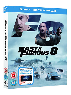 Fast & Furious 8 BD + digital download [Blu-ray] [2017] [Region Free] | eBay