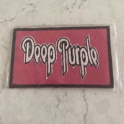 New - Deep Purple Embroidered Iron on Patch | eBay
