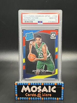 Panini Optic Jayson Tatum テイタム RC ホロカード Jayson Tatum 17/18 Panini Donruss Optic Rookie PSA 9 Mint | eBay
