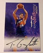 1999 FLEER SKYBOX Autographics TOM GUGLIOTTA AUTO  Black Ink Phoenix Suns