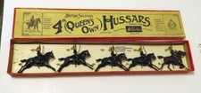 Britains 4th Queens Own Hussars 8 Pre-war Issue in Original box