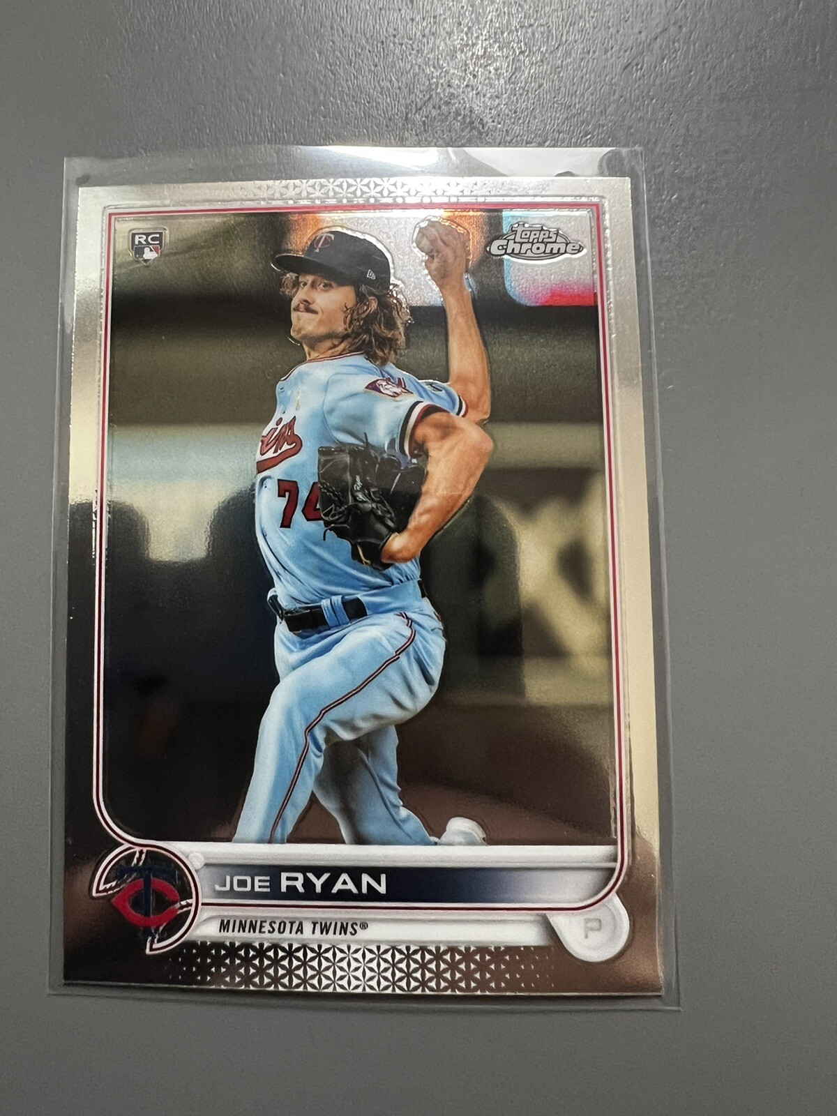 2022 Topps Chrome Base #48 Joe Ryan - Minnesota Twins rookie