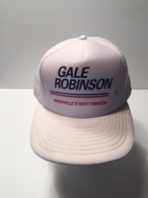 Trucker Hat Gale Robinson Nashville's Next Mayor 1987 Mayoral Race Adjustabable