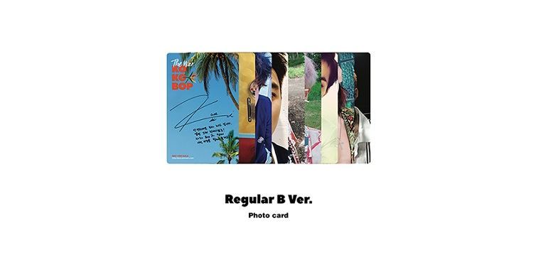 EXO 4TH ALBUM The War KO KO BOP Chinese Regular A CD + PHOTOCARD +