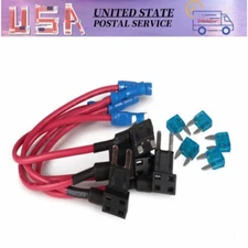 Fuse TAP 5/10 Sets Car Add-a-circuit Adapter Set, Mini ATM APM 15A AMP
