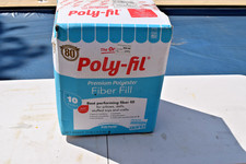 POLYESTER FIBER STUFFING Pillow Filling Washable Poly fil Crafts 10 lbs White