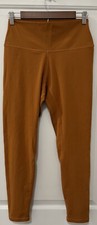 NWOT Yunoga Yoga Pants Ultra Soft High Waist Athleisure Active Exercise Orange L