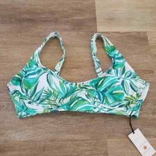 NWT Shade  Shore Tropical Print Underwire Bikini Top Size 14