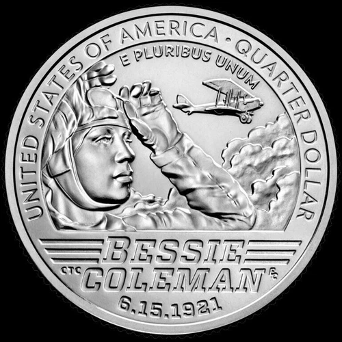 2023-S American Women Quarters Bessie Coleman Proof — photo from the most recent tracked eBay sale