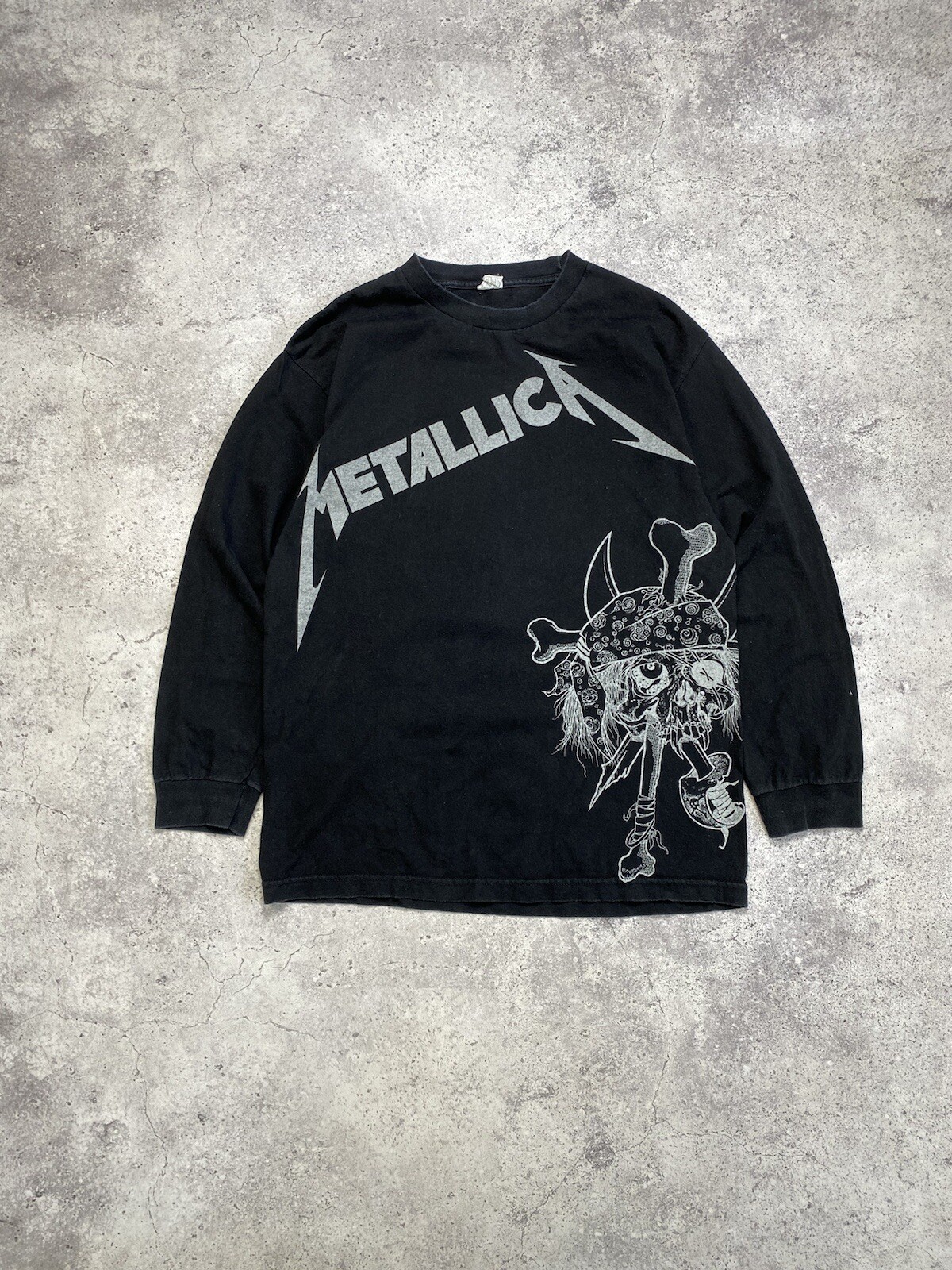 Vintage Metallica Pushead Zorlac Pirate Longsleeve Shirt