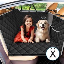 Hundedecke für Auto Rückbank Hundeschutzdecke Autoschondecke 132× 64 x 55cm