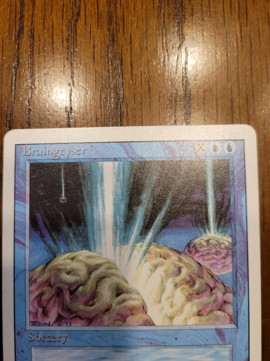 MTG Braingeyser サイン入り MTG Braingeyser サイン入り