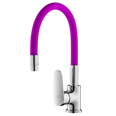 360°Schwenkbar Küchenarmatur Violett Wasserhahn Spültisch Armatur Flexibel