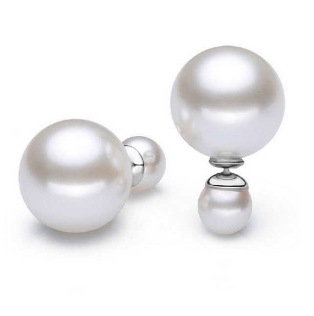 Double South sea Pearls Earring Studs