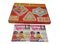 KENNER'S SUPER SPIROGRAPH DRAWING SET  2 Spirotots Nos