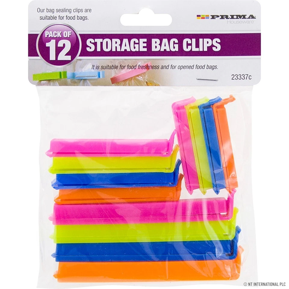 SEALAPACK NEW BAG CLIPS FOR STORAGE OF FRESH FOOD FREEZER / FRIDGE REUSABLE HANGING CLIP