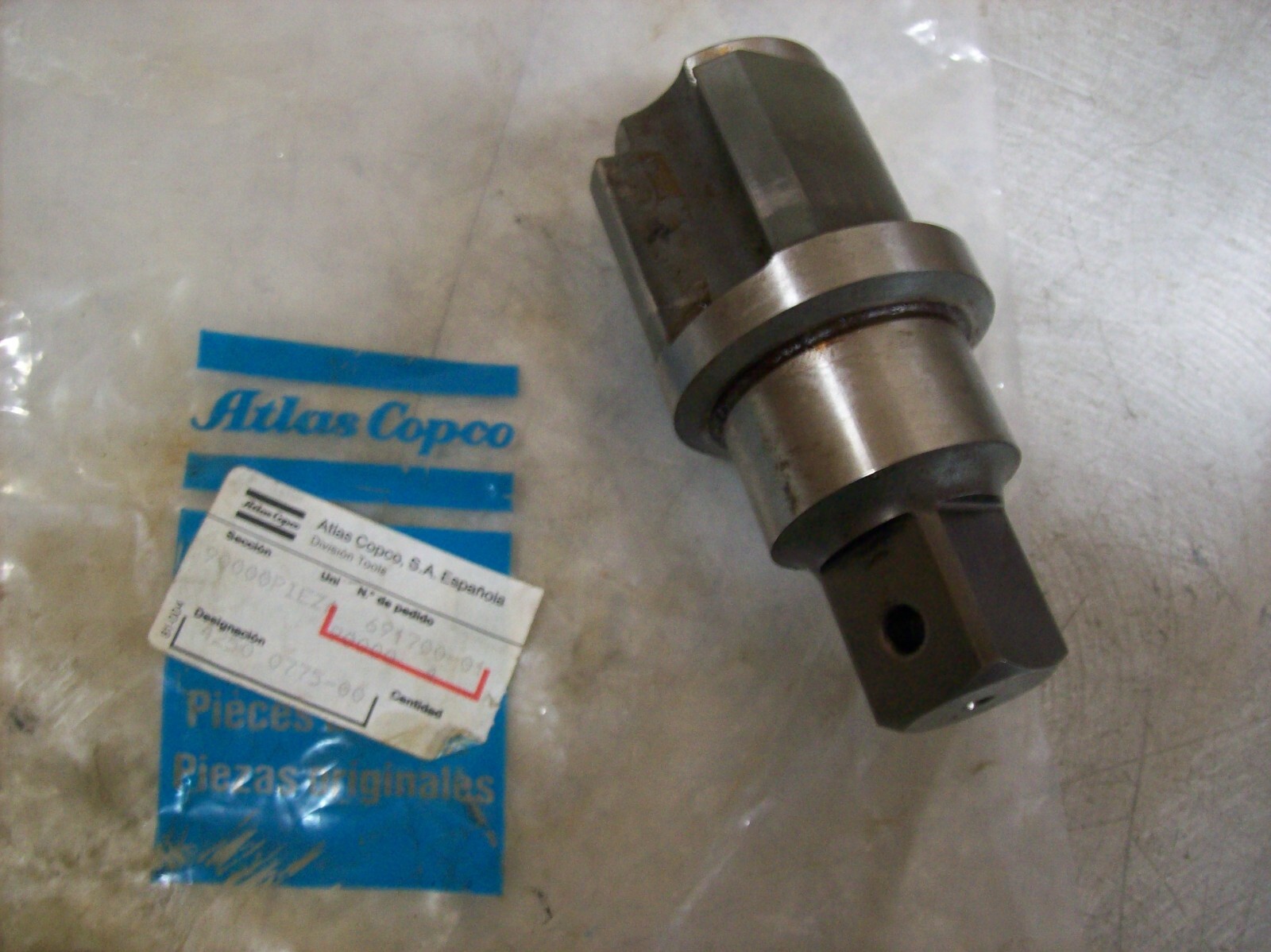 #17N) Atlas Copco Air Impact Wrench Anvil 4250 0775-00