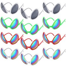 12 Pack Alien Glasses with Lenses Funny Glasses for Alien Costume Accessories