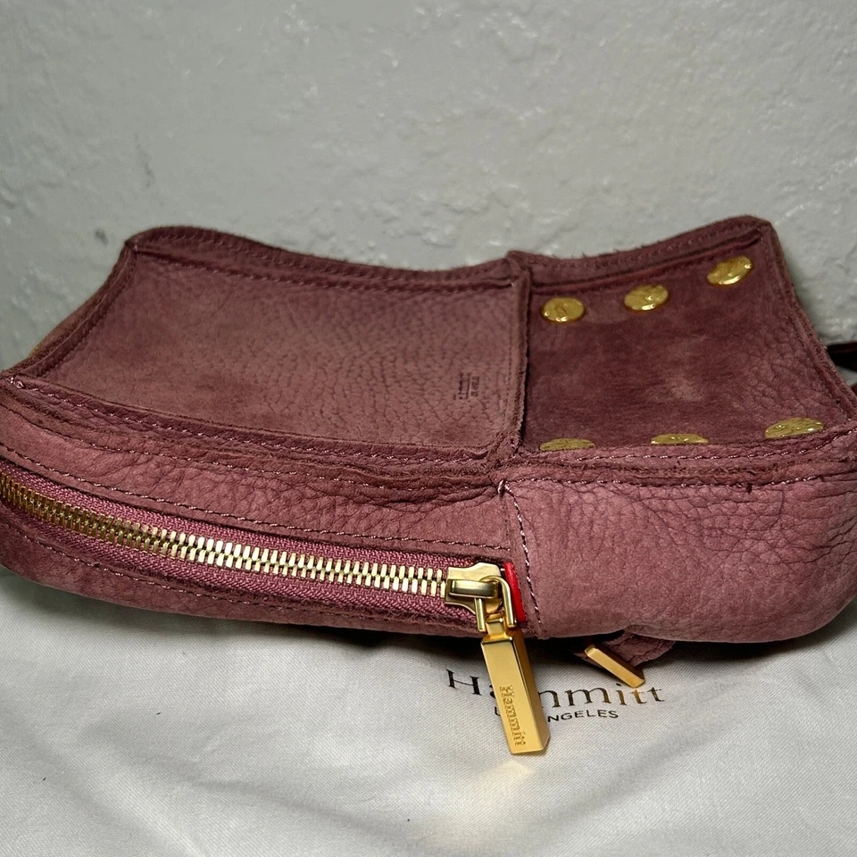 Hammitt охотник мини рюкзак сливы шагреневой кожи золото оборудование w мешок для пыли - Изображение 4 из 4