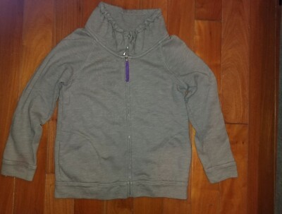 Crewcuts Girls Full Zip Light Brown Cotton Sweatshirt Size 10 Back To School