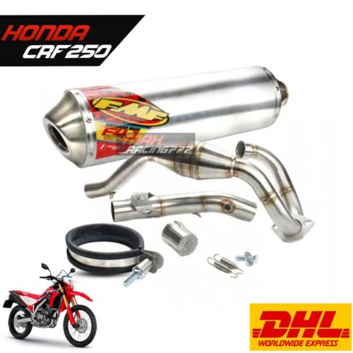 FULL SYSTEM EXHAUST STAINLESS STEEL RACHING FIT FOR HONDA CRF250L RALLY 2020-22 - Picture 1 of 6