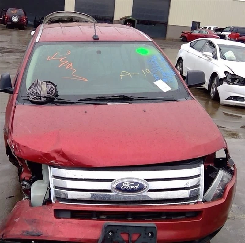 2008 Ford Edge Passenger Right RH Side View Mirror in Black with Manual Folding. - Image 4 of 4