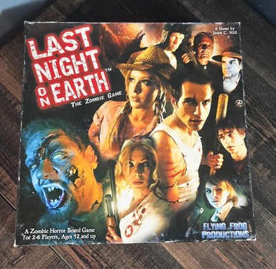 Last Night on Earth: Zombie Game (Original Box, Insert, & Full Board Board Set)