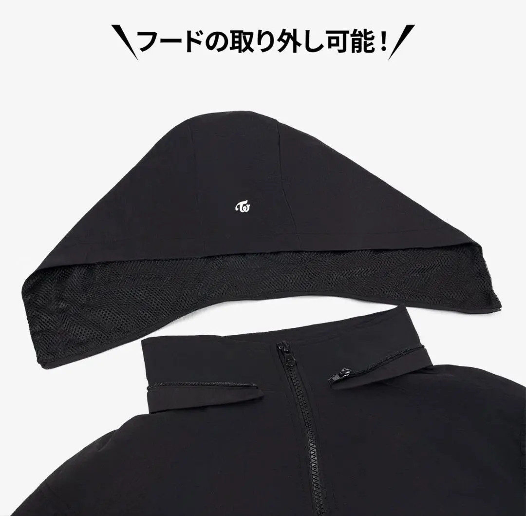 Twice SANA This Is For World Tour in Japan Windbreaker Black Size