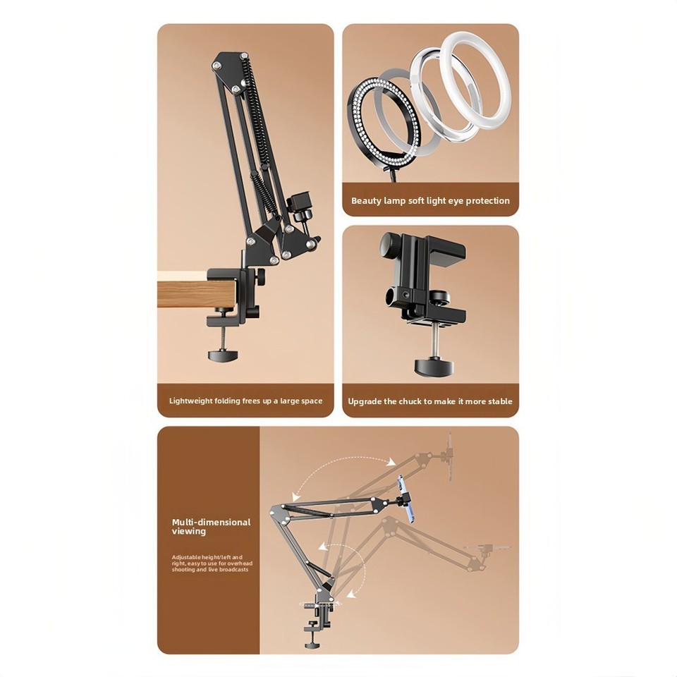 Overhead Camera Phone Mount with 10