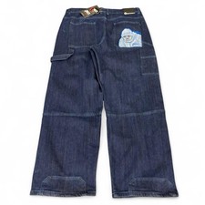 NWT Southpole embroidery baggy jeans Y2K Hip Hop skater Sz 32