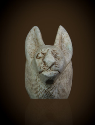 RARE ANCIENT EGYPTIAN PHARAONIC ANTIQUES SEKHMET GOD OF THE POWER STATUE BC