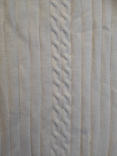 White Jumper With Red And Blue Striped Edges, New Size XL - Picture 2 of 4