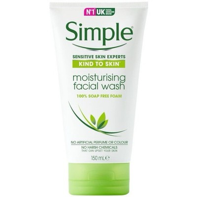 Simple Kind To Skin Moisturising Facial Wash 3x 150ml 3er Pack