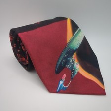 Star Trek: Next Generation Picard Tie 3 3/4" Wide, Ralph Marlin, TNG, Vintage 