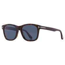 NEW TOM FORD FT0595 52D DARK HAVANA/SMOKE POLARAIZED AUTHENTIC SUNGLASSES 55MM