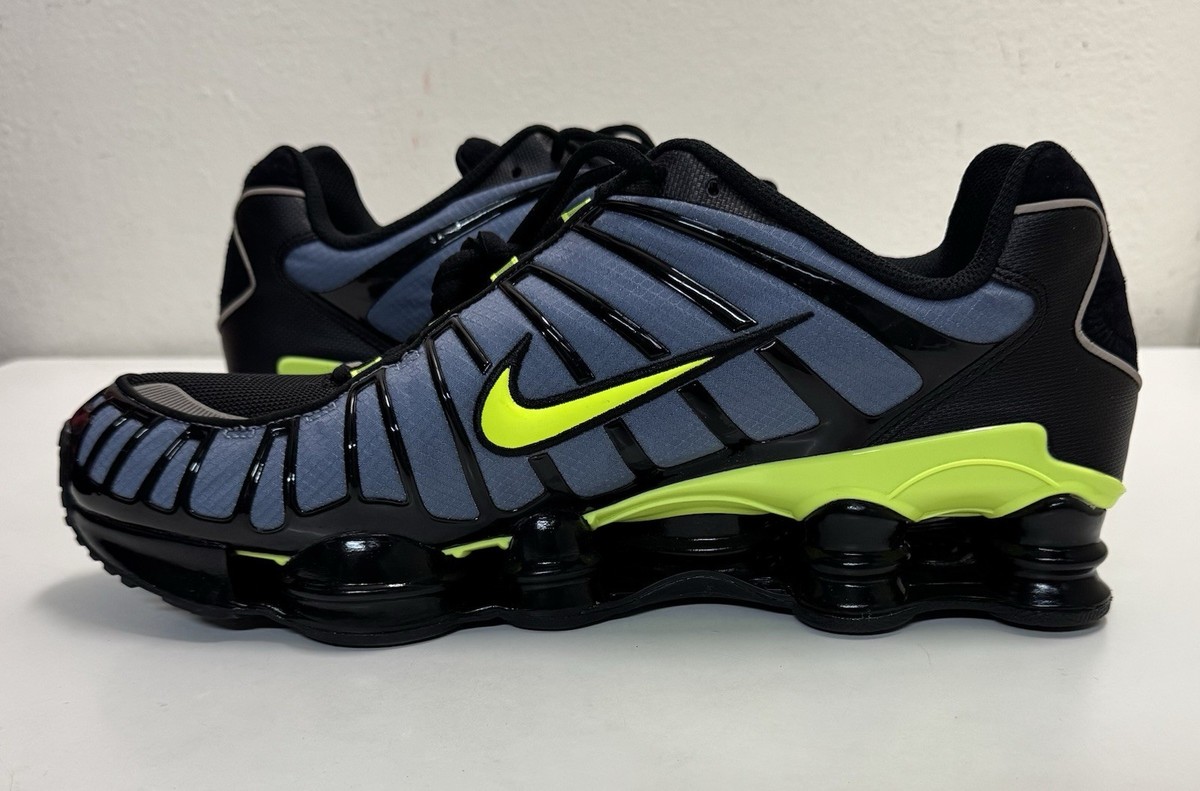 Nike Shox TL Mens Sz 14 Thunderstorm Volt Black Sneakers CI7692