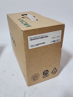 Moxa NPort 5650-8-DT/US 8 Port Serial Device Server 10/100 Ethernet NIB V1.4.1