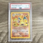 Pokémon 1999 Charizard Base Set Holo Rare 4/102 PSA 4 Graded Card