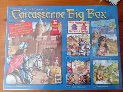 Carcassonne Big Box 2014 Edition (Grundspiel mit Fluss & 4 Erweiterungen) NEU