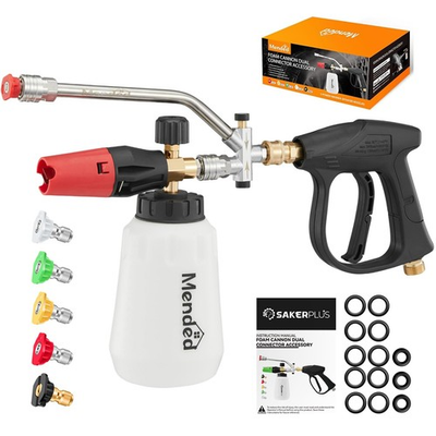 #ad Sakertool Foam Cannon Dual Connector Accessory for Pressure Washer KitCar Wa... $69.18